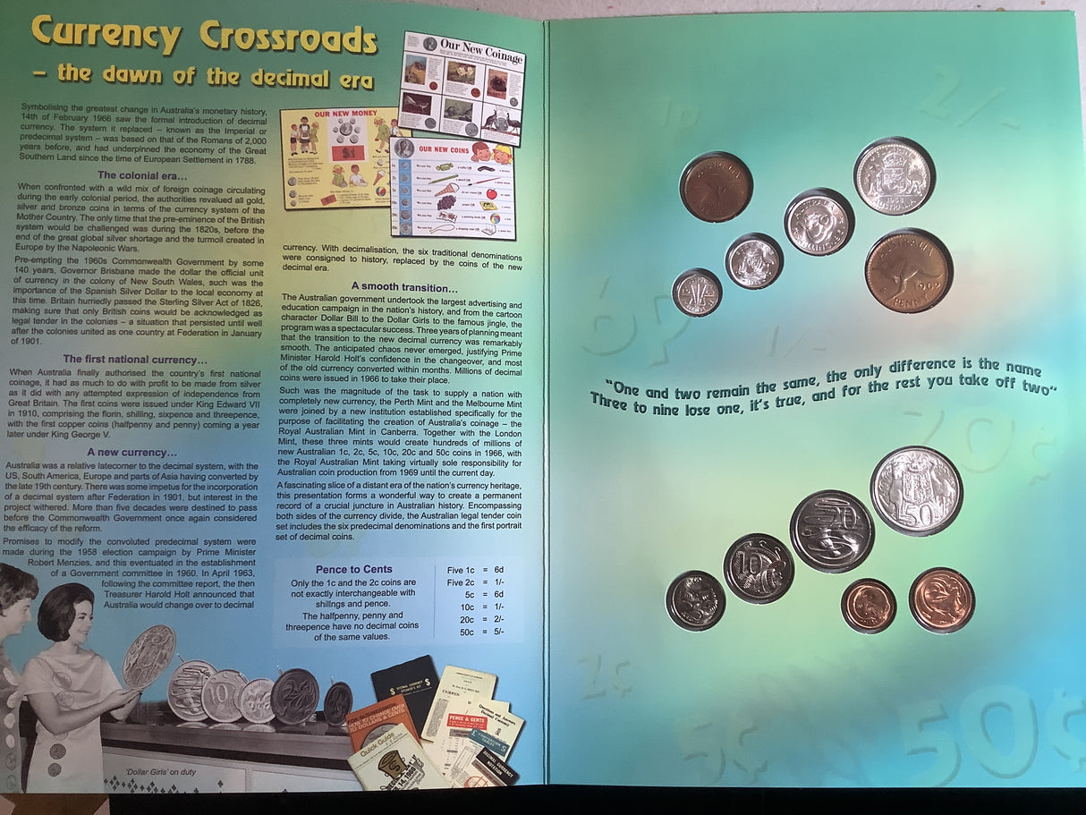 Out with the Pence in with the cents set