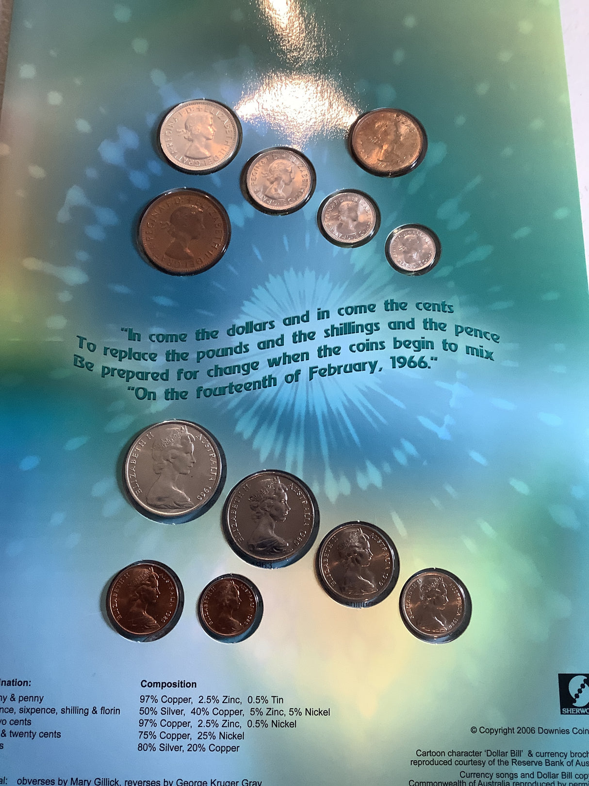 Out with the Pence in with the cents set