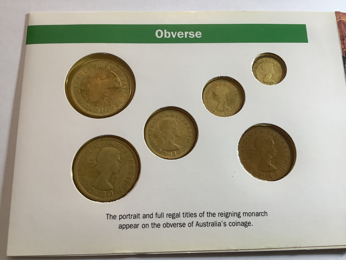 Australian Pre-Deicmal Coin Set. 1910-1964. Uncirculated Coin Souvenir Set