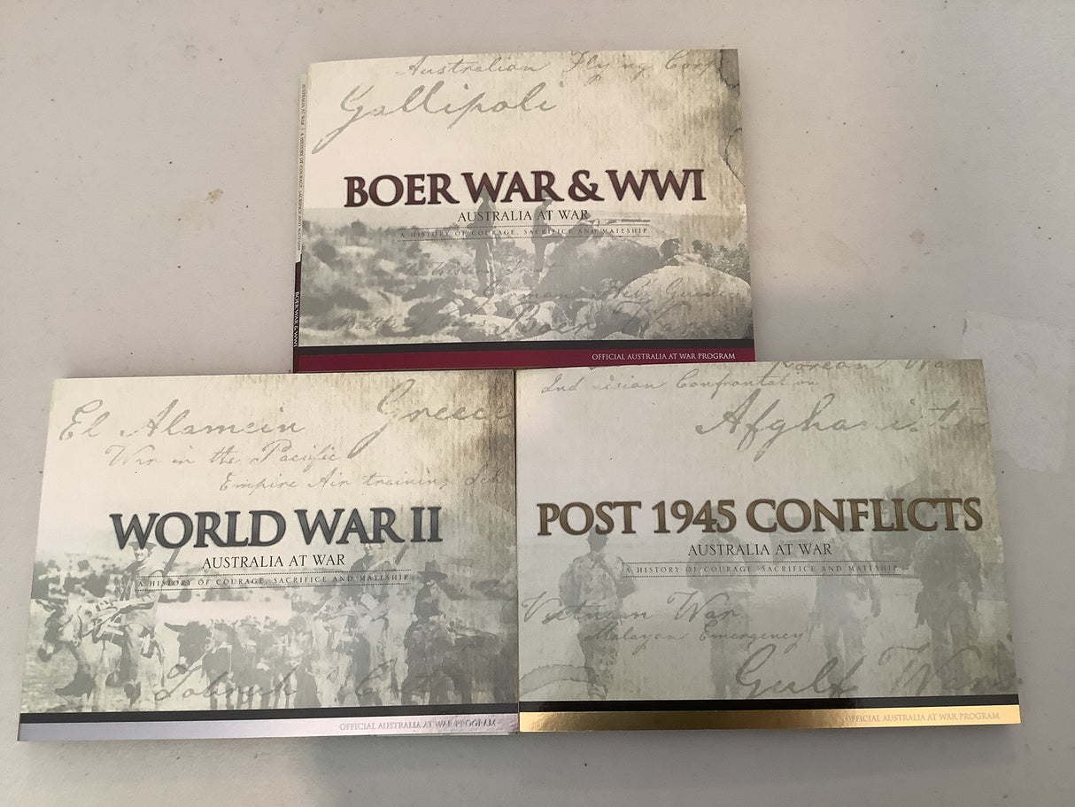 2014-2016 Australia at War Complete 18 Coin Set.