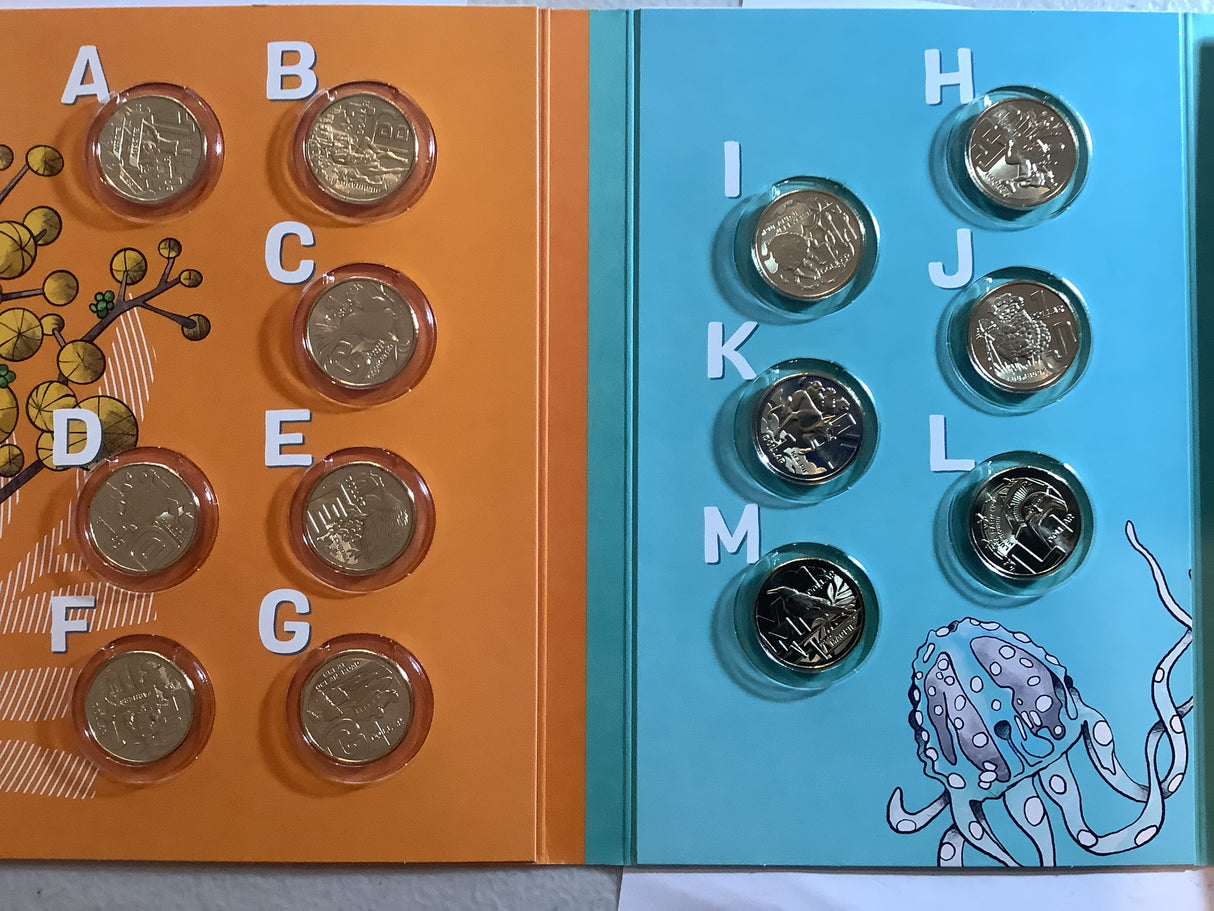 2022 Great Aussie Coin Hunt 3 Folder and Coins