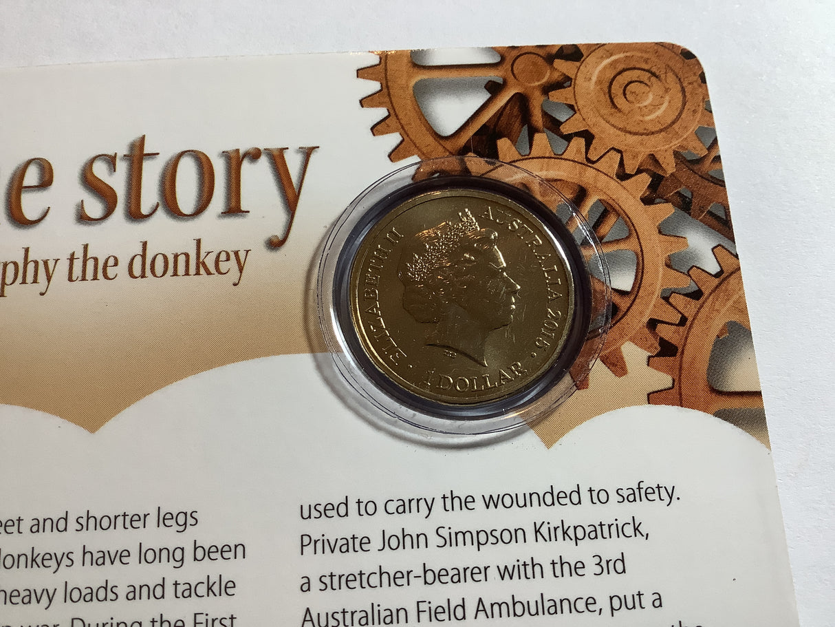 2015 $1 Unlikely Heroes Great and Small. Murphy The Donkey