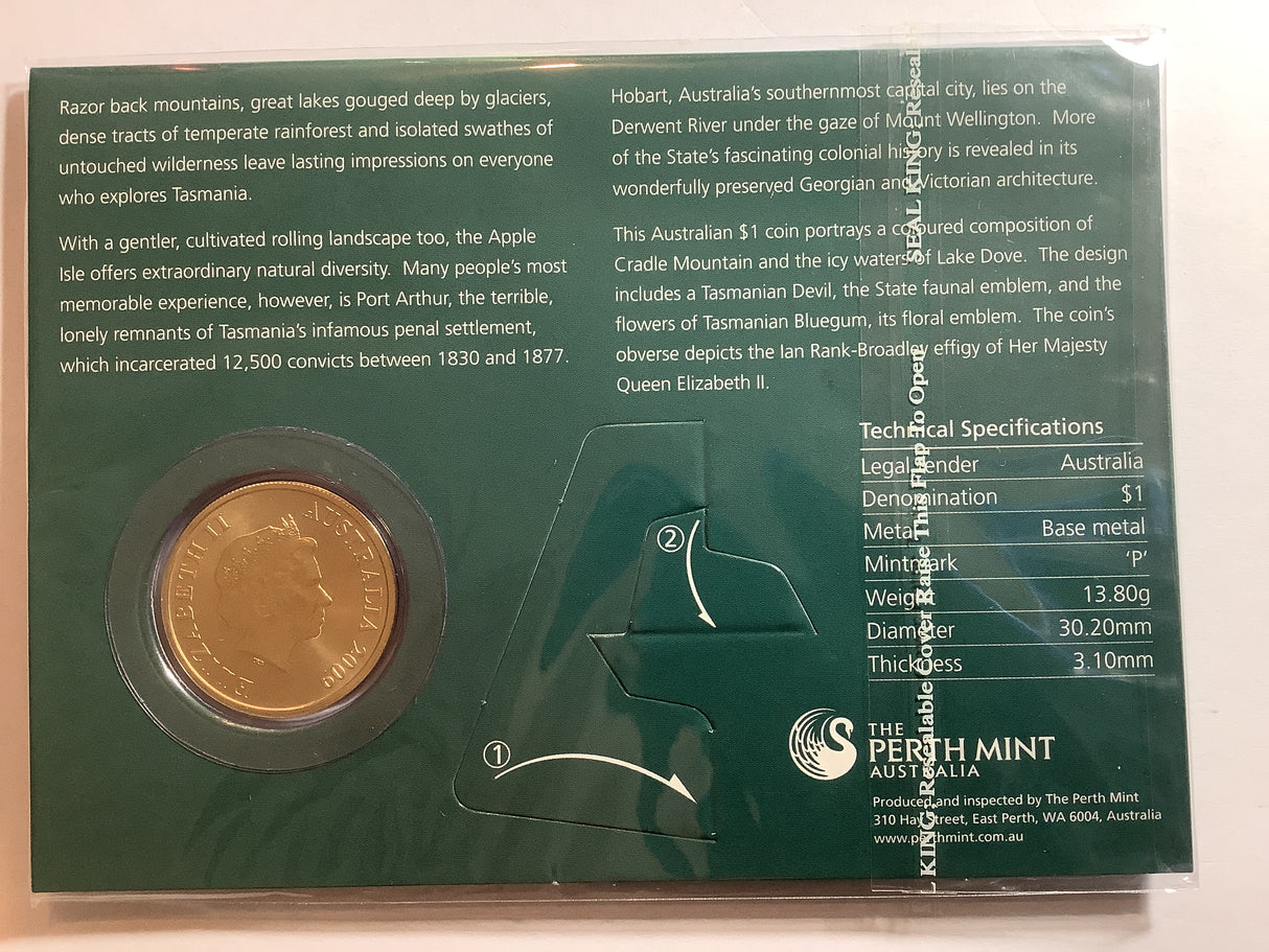 2009 $1 Celebrate Australia. Tasmania