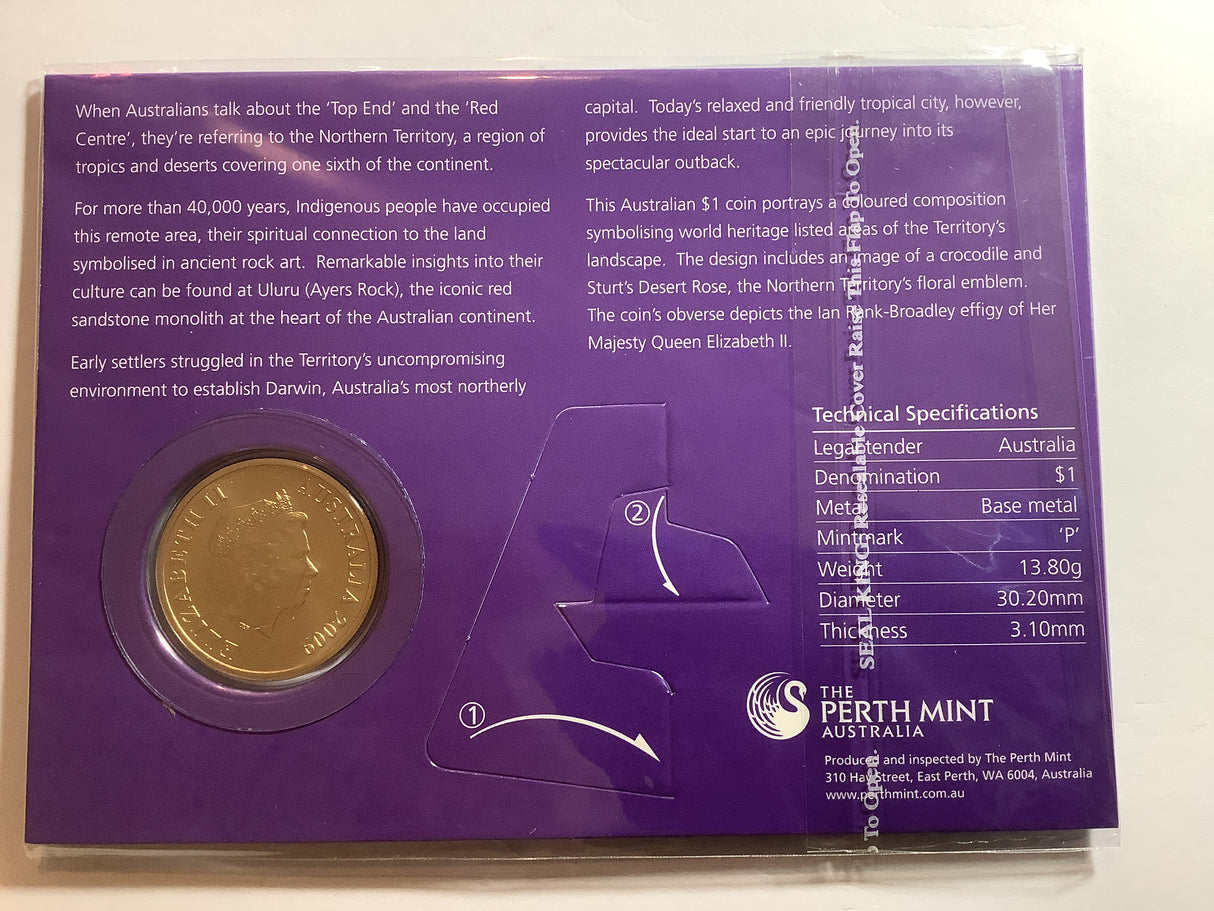2009 $1 Celebrate Australia. Northern Territory