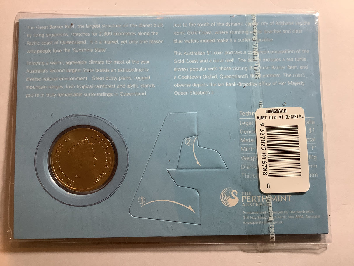 2009 $1 Celebrate Australia. Queensland