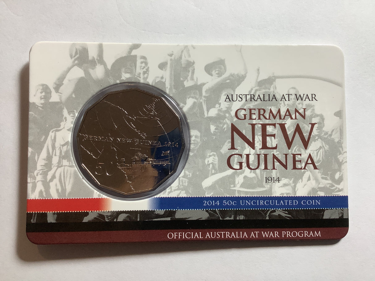 2014 50c Australia at War German New Guinea