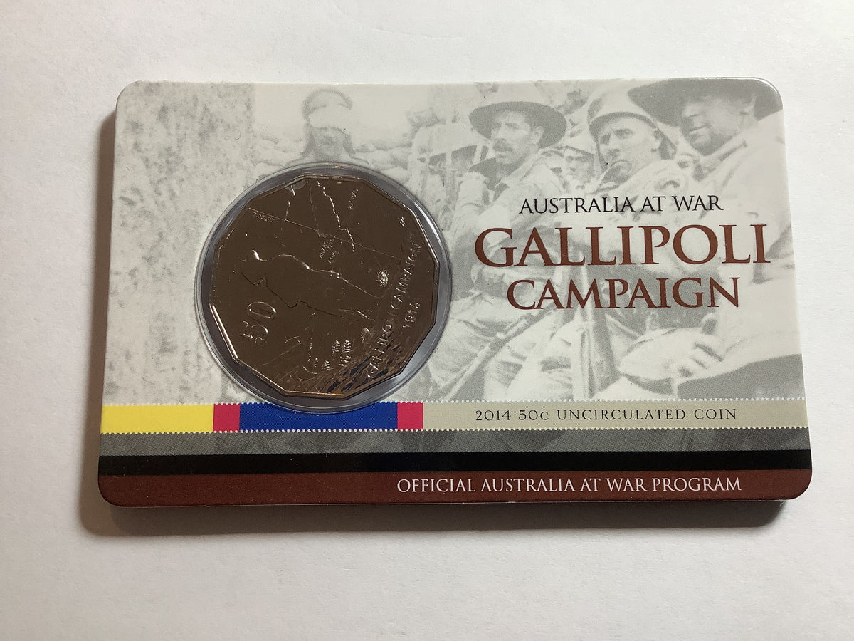 2014 50c Australia at War Gallipoli Campaign