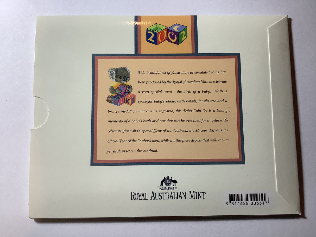 2002 Baby Uncirculated Set with Medallion
