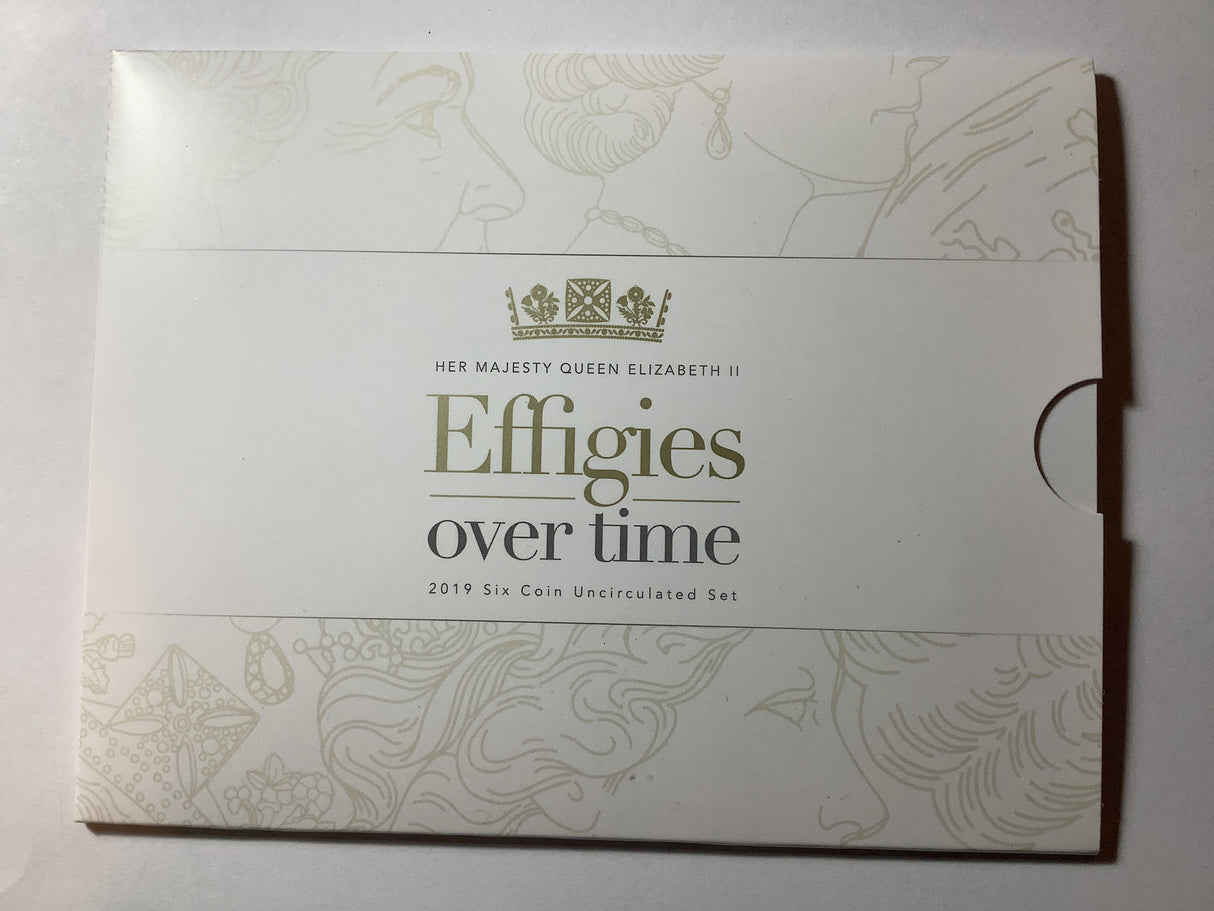 2019 Australian Uncirculated Set. Effigies over Time.