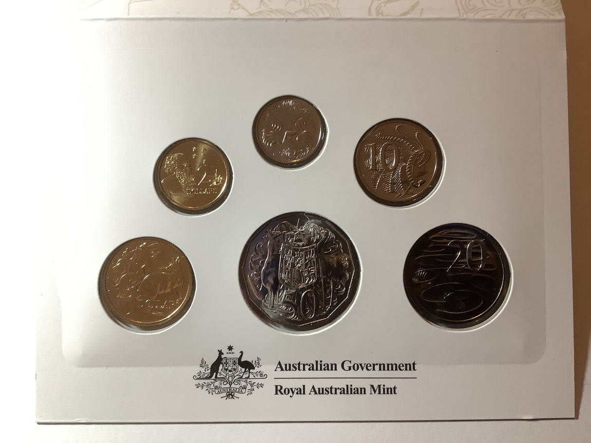 2019 Australian Uncirculated Set. Effigies over Time.