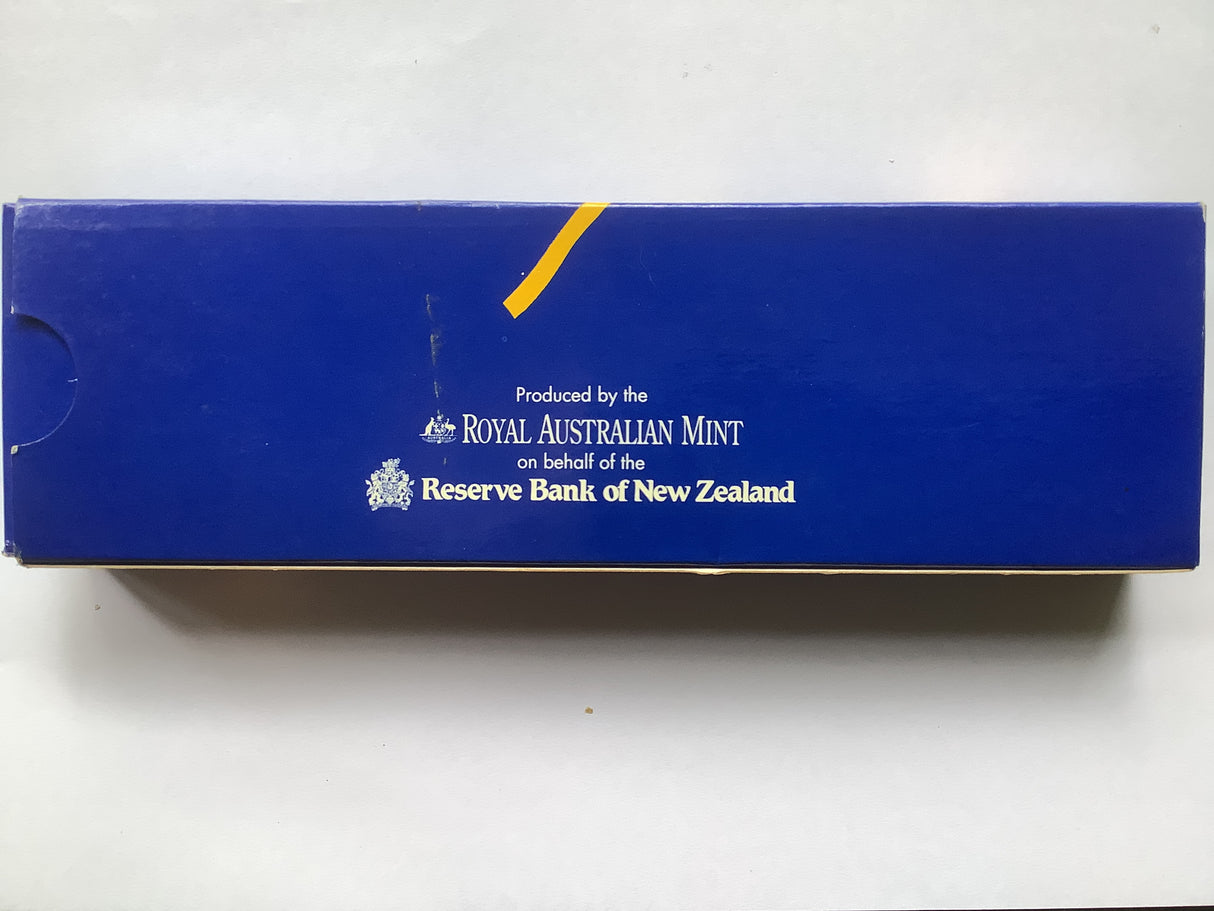 1990 Five Coin Silver Proof Coin New Zealand