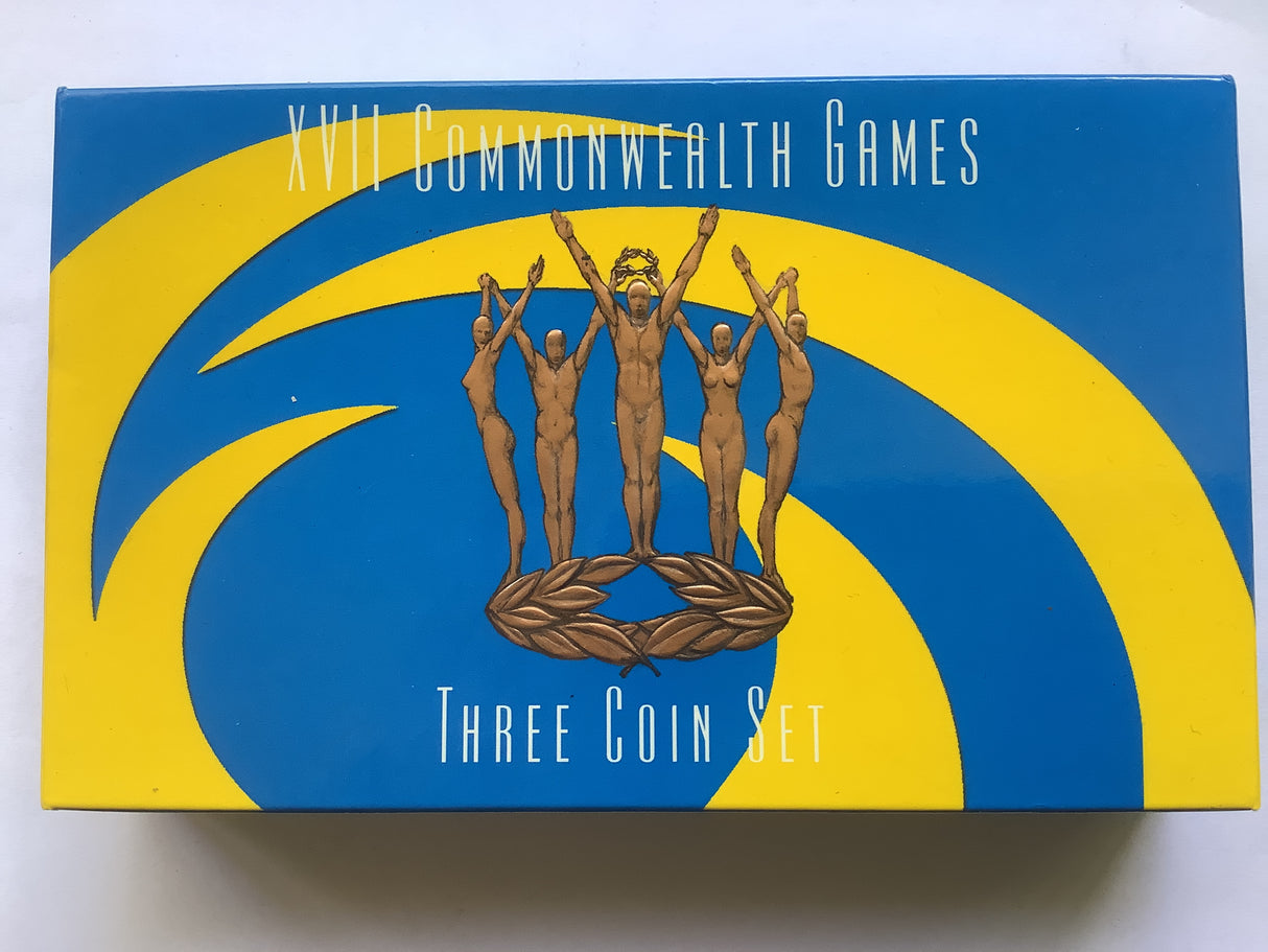 2002 XVII Commonwealth Games Three Coin Set