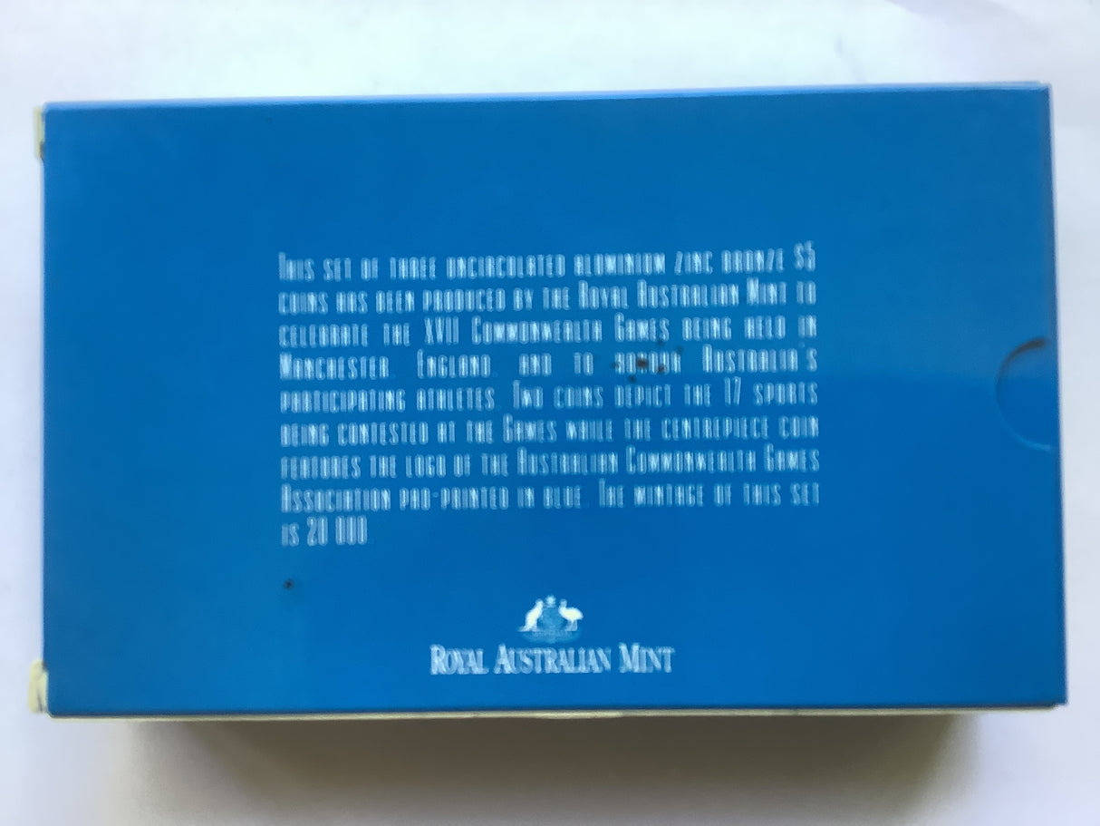 2002 XVII Commonwealth Games Three Coin Set