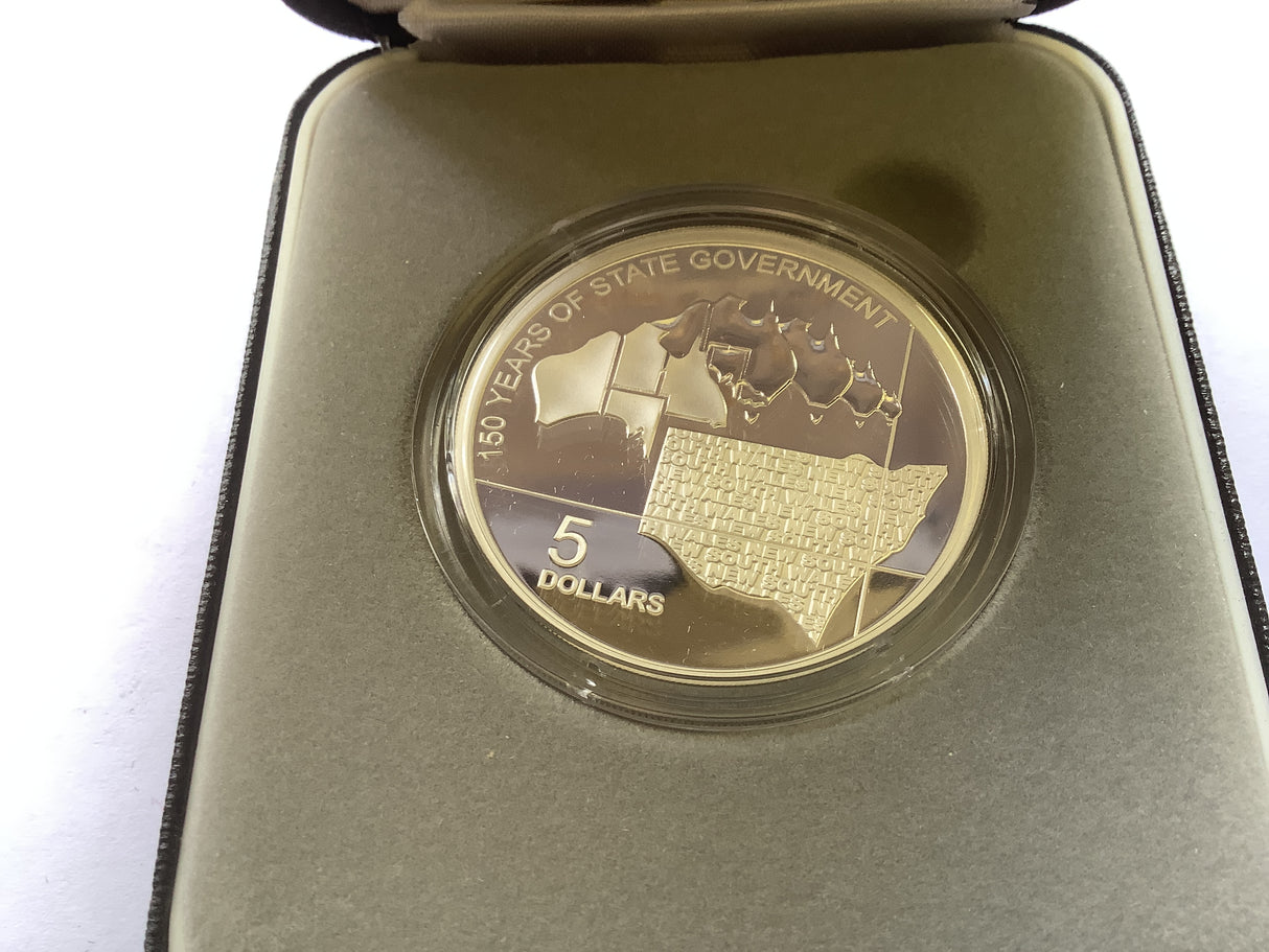 2006 $5 State Government Series New South Wales Silver Proof Coin.