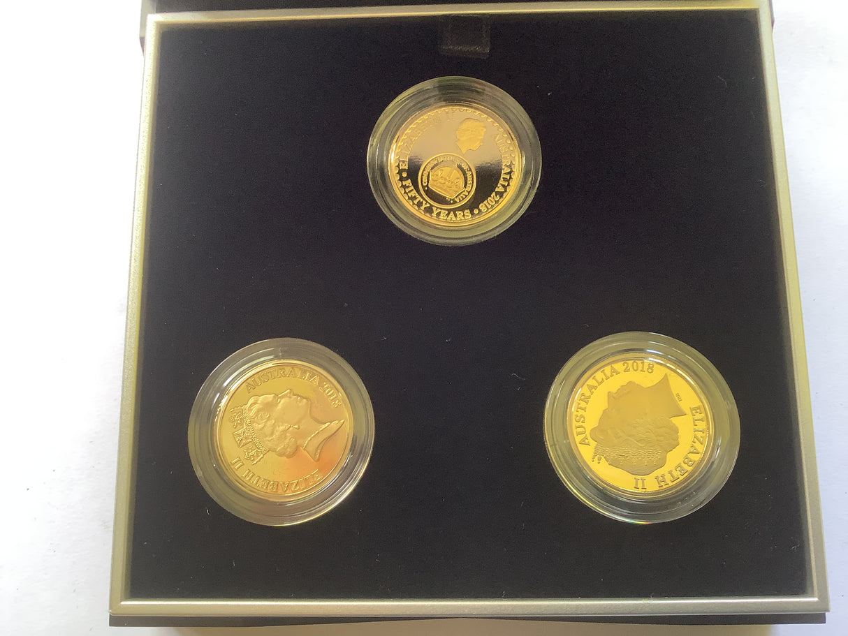 2018 30th Anniversary of the Two Dollar Coin. Three Coin Proof Set