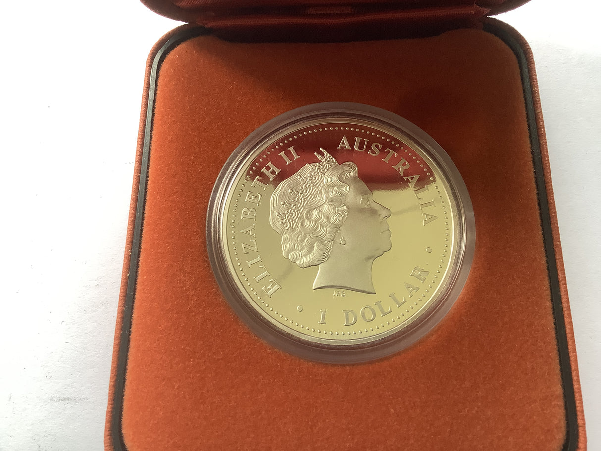 2004 $1 The Australian Kookaburra Proof Issue 1 Ounce Silver Coin