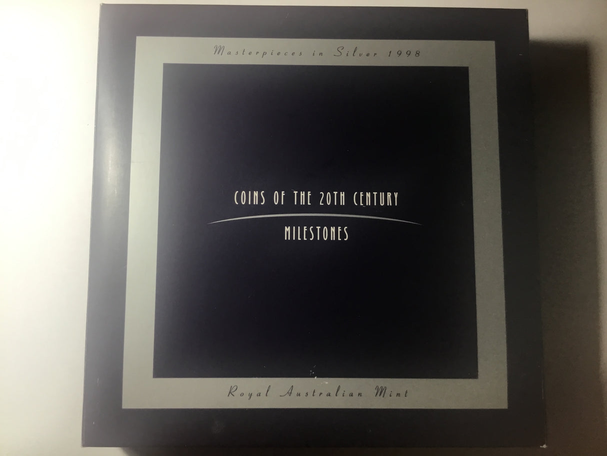 1998 Masterpieces in Silver. Coins of the 20th Century. Milestones.