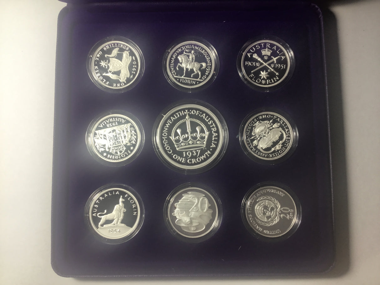 1998 Masterpieces in Silver. Coins of the 20th Century. Milestones.