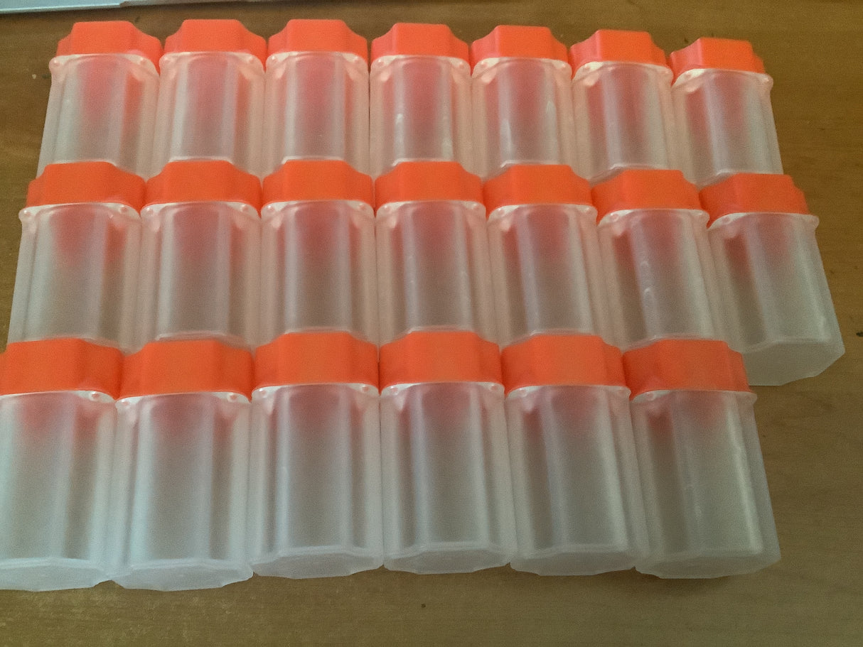 Guardhouse Red Coin Tubes for 50c and American Eagles Coin Rolls. 20 pack