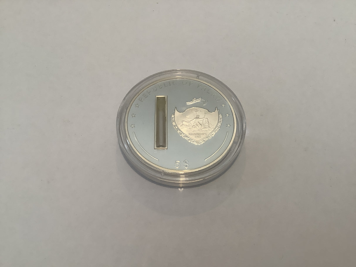 2007 $5 Republic Of Palau Ave Maria Lourdes