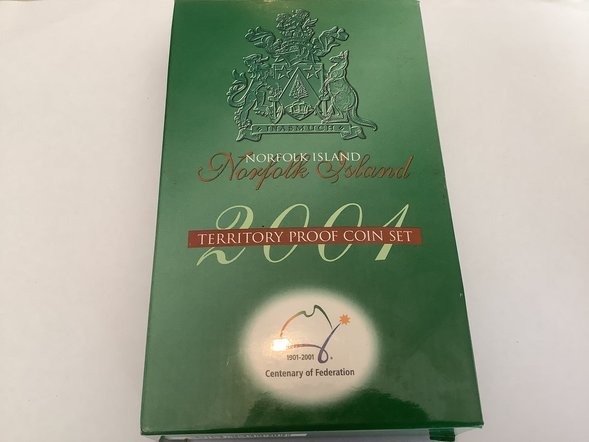 2001 State Series. Norfolk Island. 3 Coin Proof Set.