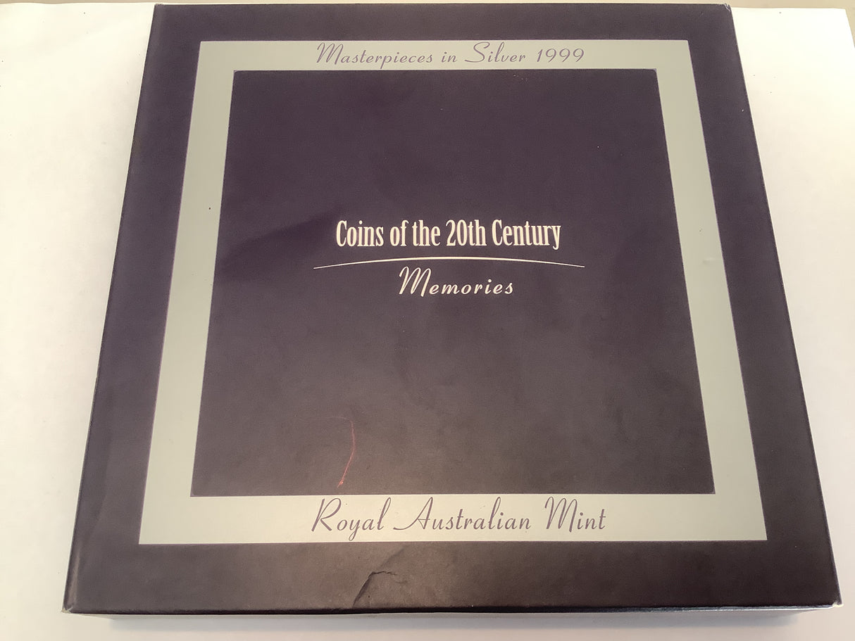 1999 Masterpiece in Silver. Coins of the 20th Century. Memories.