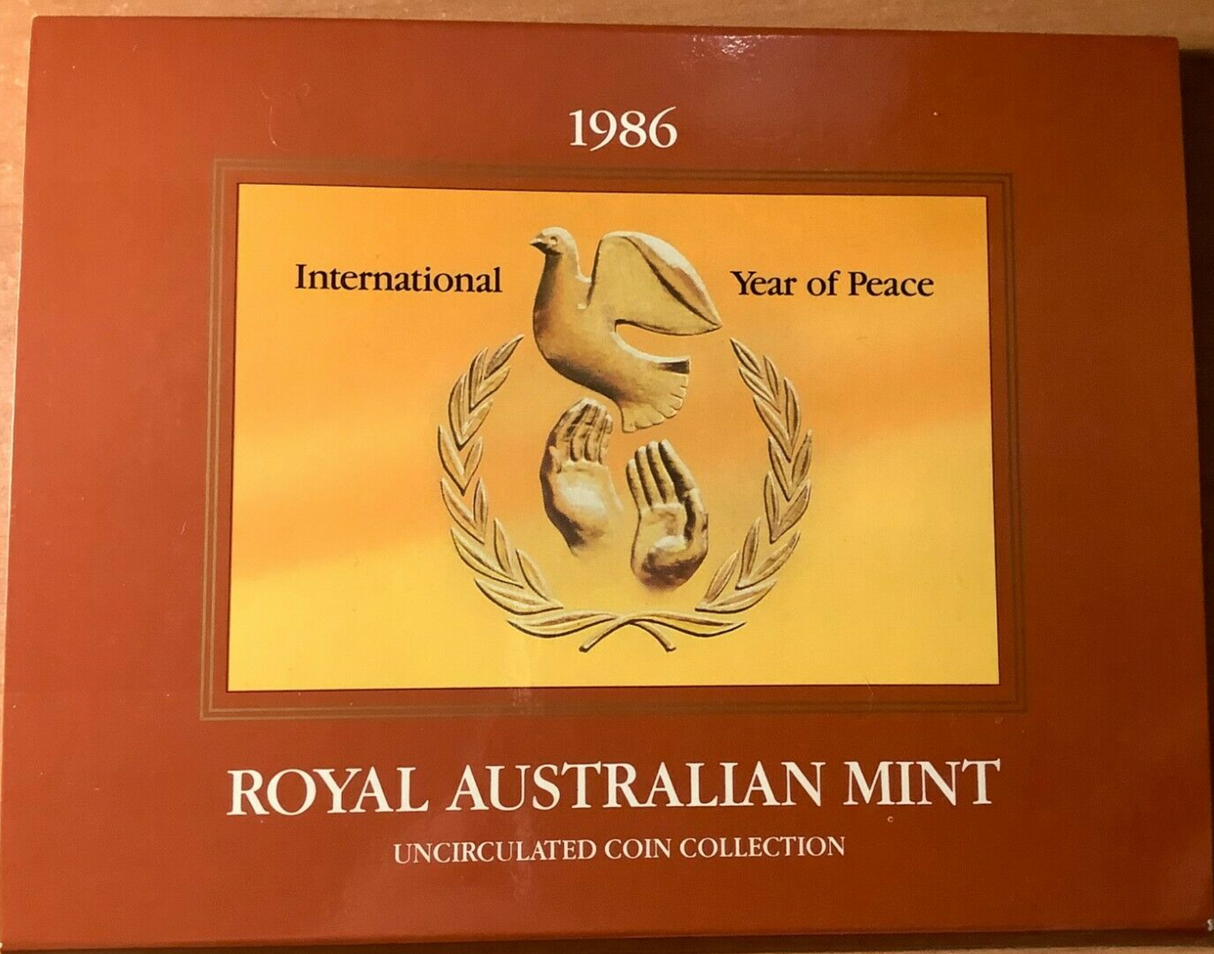 1986 6 coin Australian Uncirculated Set.