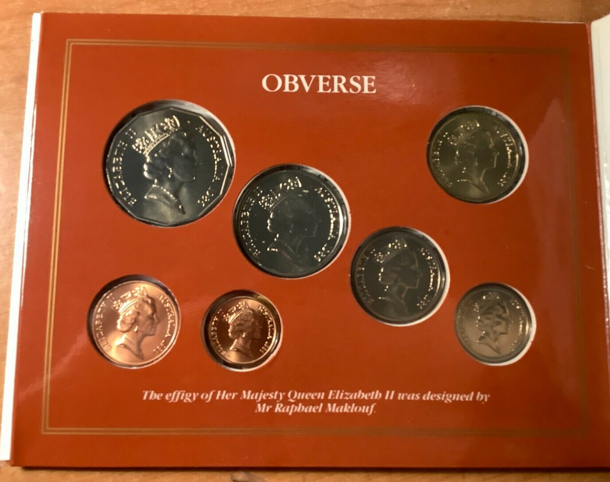 1986 6 coin Australian Uncirculated Set.