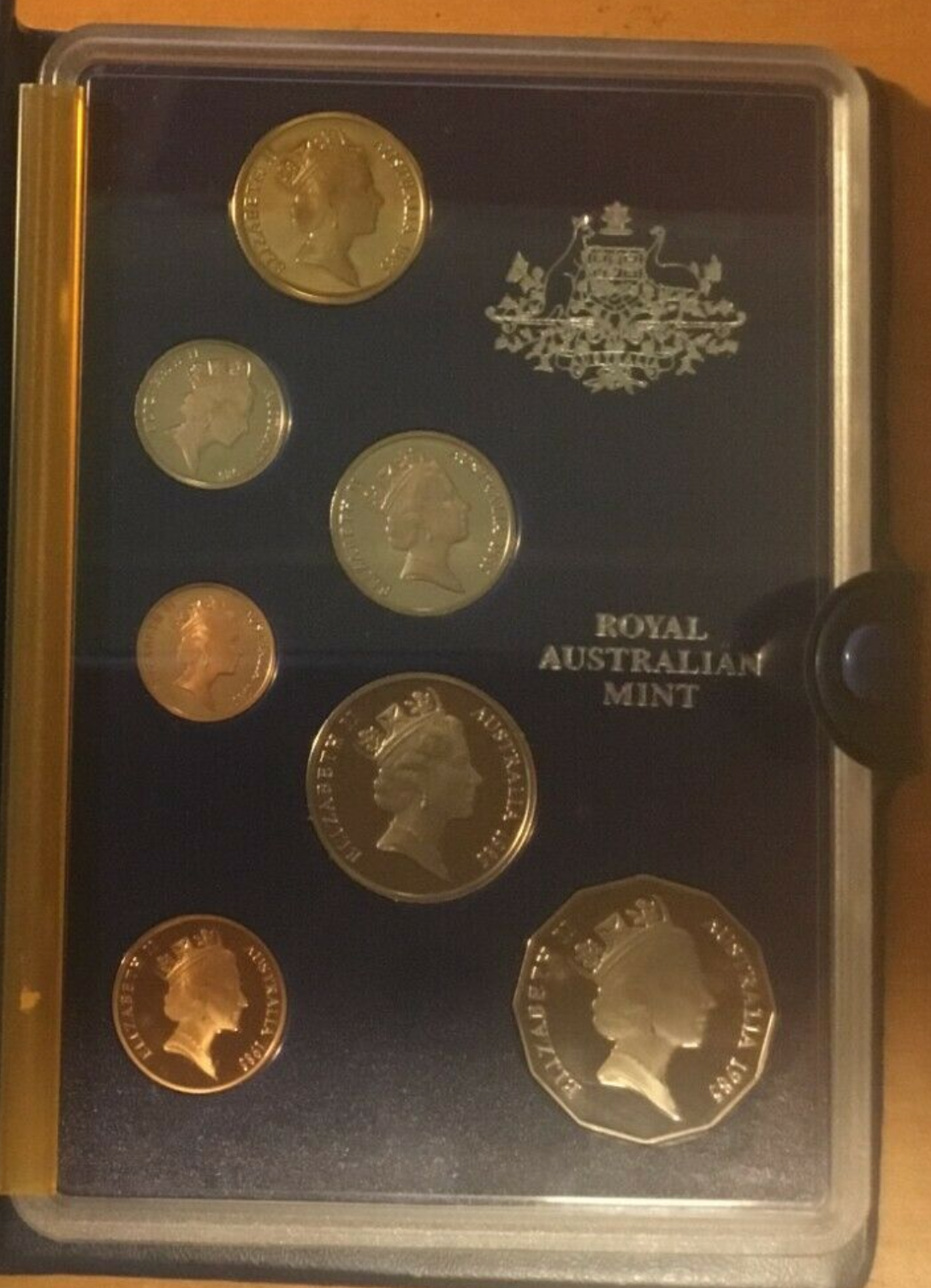 1985 Australian 7 Coin Proof Set.