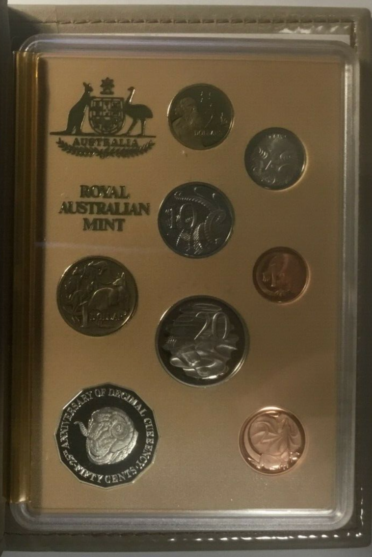1991 Royal Australian Mint 8 Coin Proof Set.
