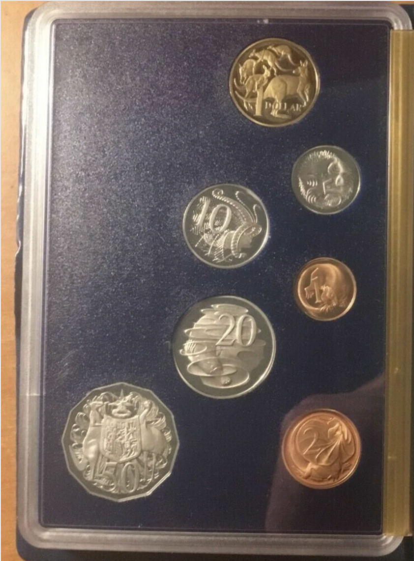 1985 Australian 7 Coin Proof Set.