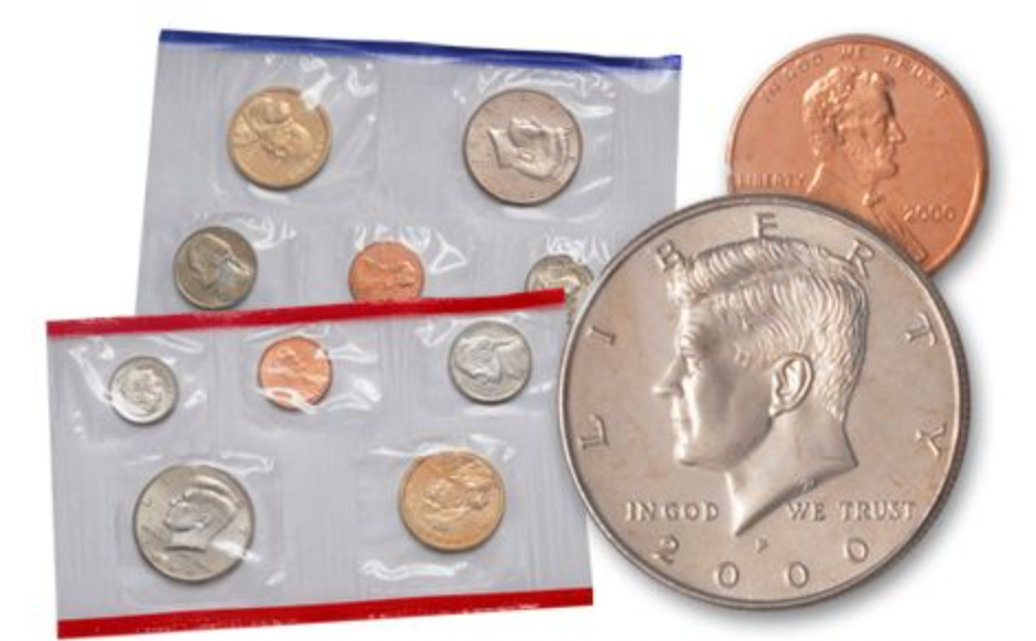 2000-PD United States Mint Uncirculated Coin Set.