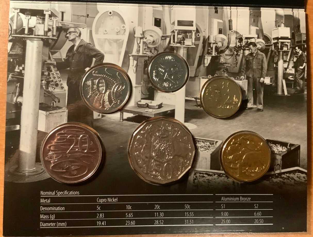 2010 Australian Six Coin Uncirculated Set. Special Edition. ANA World's Fair of Money.