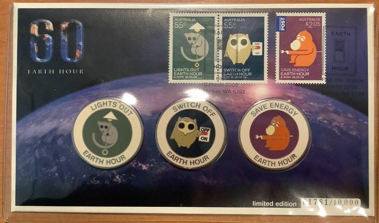 2009 PMC commemorating the World Wide Fund for Nature and Earth Hour.