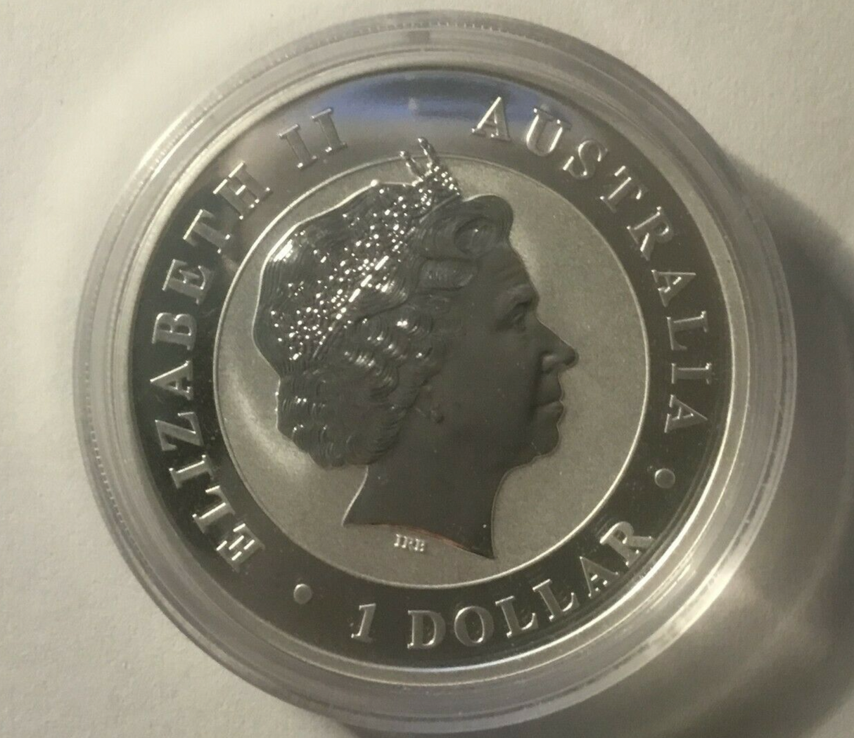 2012 1 ounce Australian Kookaburra Silver Coin.