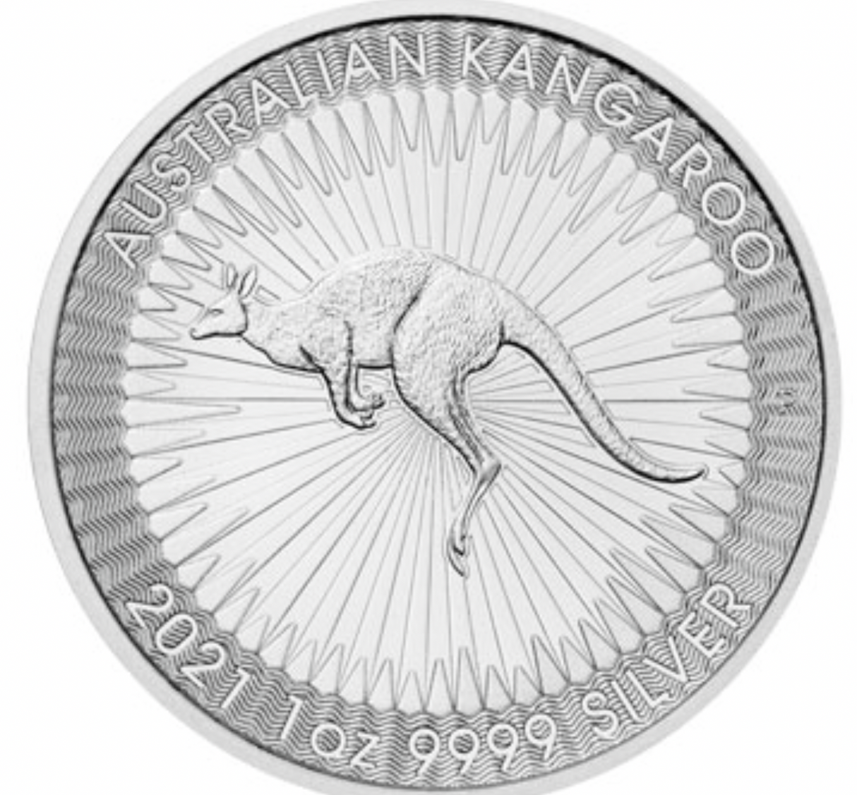 2021 Australian Kangaroo Series 1oz Silver Bullion Coin Perth Mint
