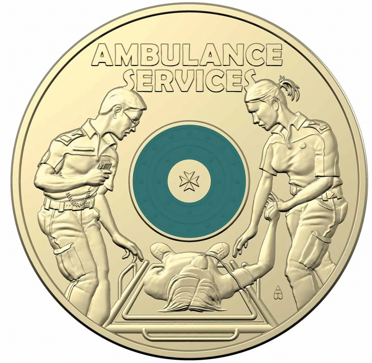 2021 $2 Australian Ambulance Services Uncirculated Coin In Card.