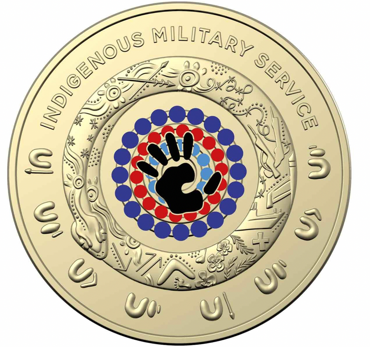 2021 Indigenous Military Service $2 Al-Br Coin Pack.