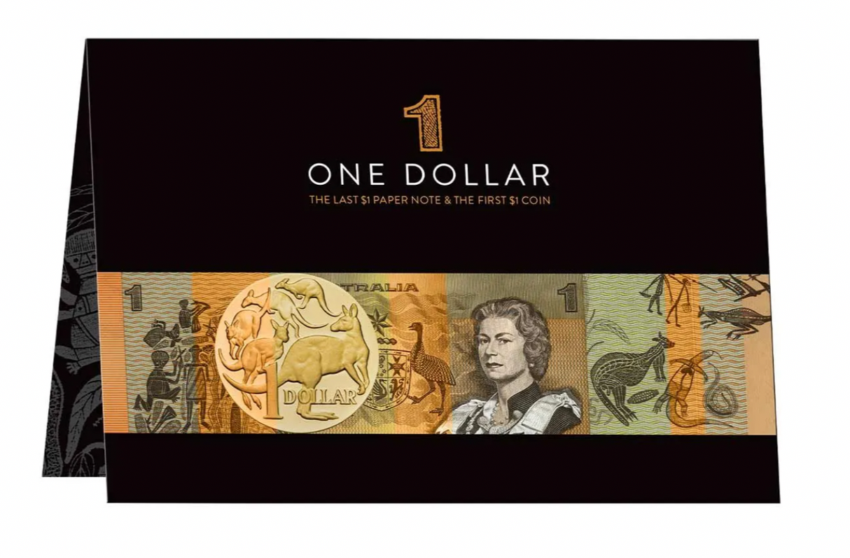 2000s $1 Last Note & First Coin Pack Uncirculated.