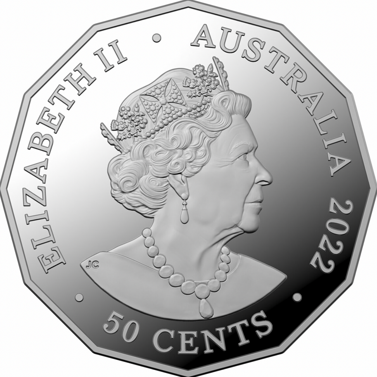 2022 50th Anniversary Tamworth Country Music Festival. 50c Gold Plated Proof Coin
