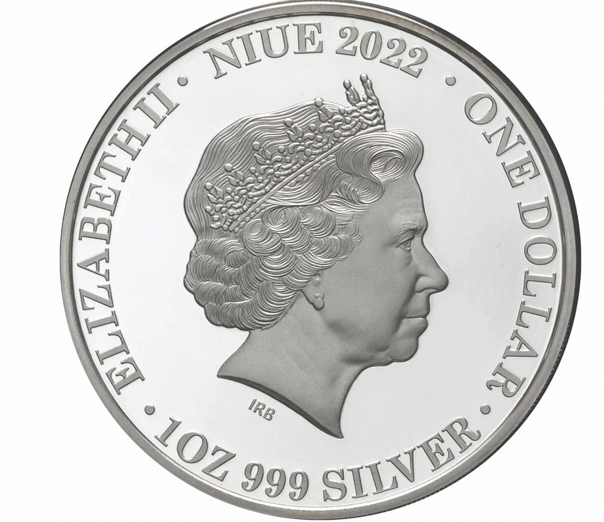 2022 Lunar Year of the Tiger 2022 $1 1oz Silver Proof Coin.