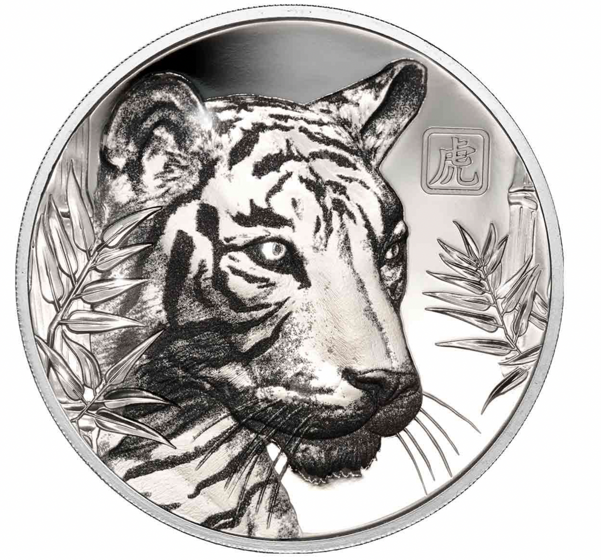 2022 Lunar Year of the Tiger 2022 $1 1oz Silver Proof Coin.