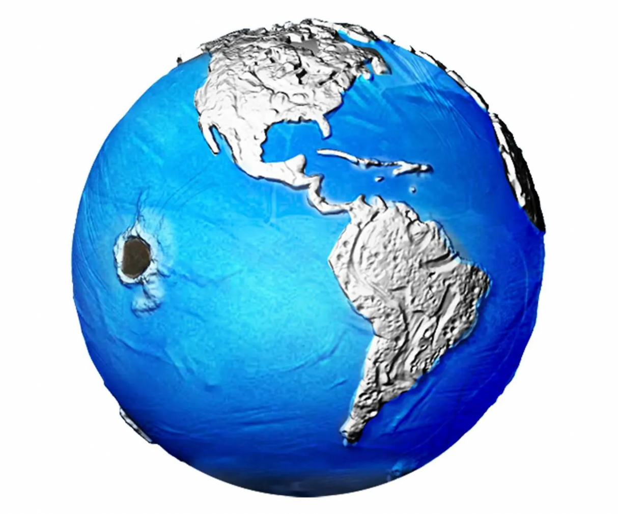 2022 Endangered Blue Earth with Meteorite $5 3oz Silver Sphere Coin