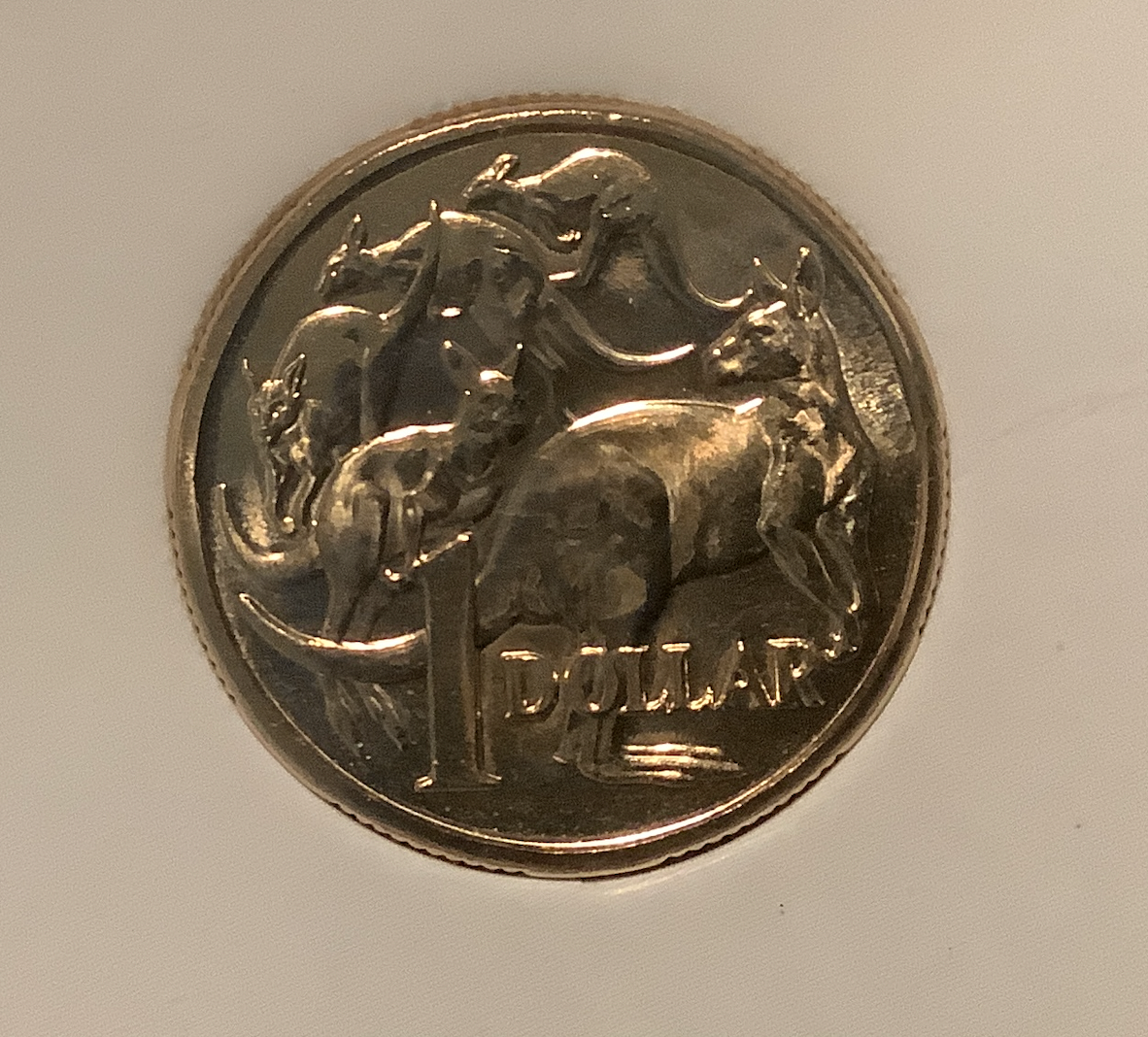 2022 Baby Uncirculated Set $1 Coin.