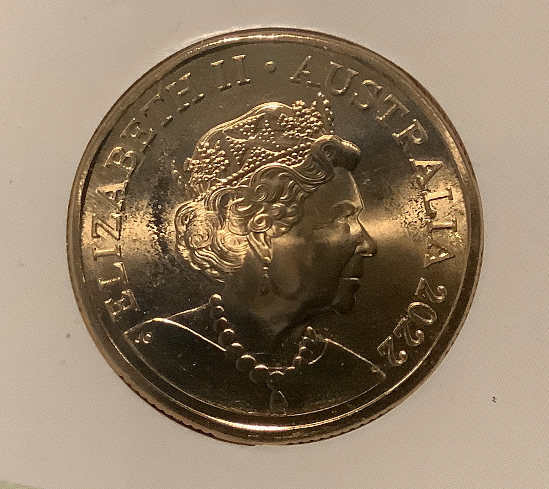 2022 Baby Uncirculated Set $1 Coin.