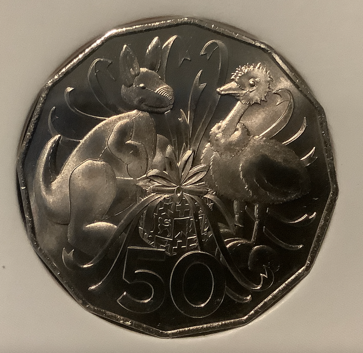 2022 Baby Uncirculated Set 50c Coin.