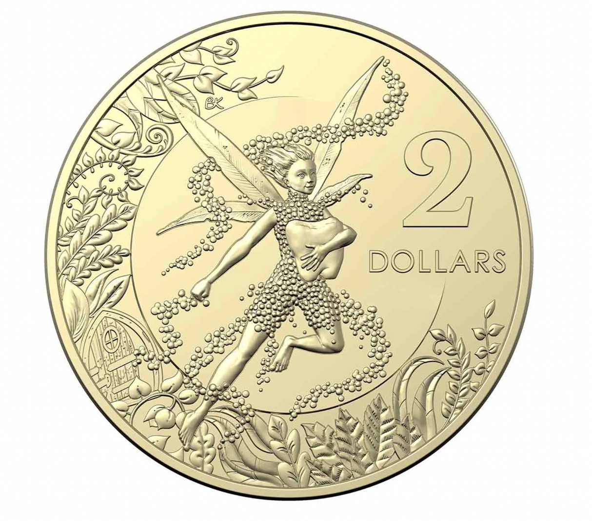 2022 Tooth Fairy $2 Uncirculated Carded Coin.