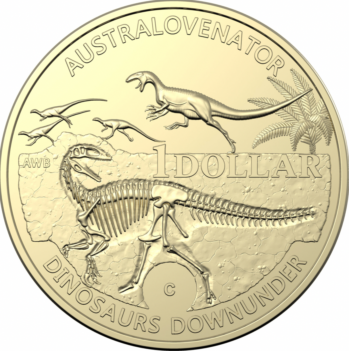 2022 $1 Mintmark and Privy Mark Uncirculated Coin Set Dinosaurs Down Under