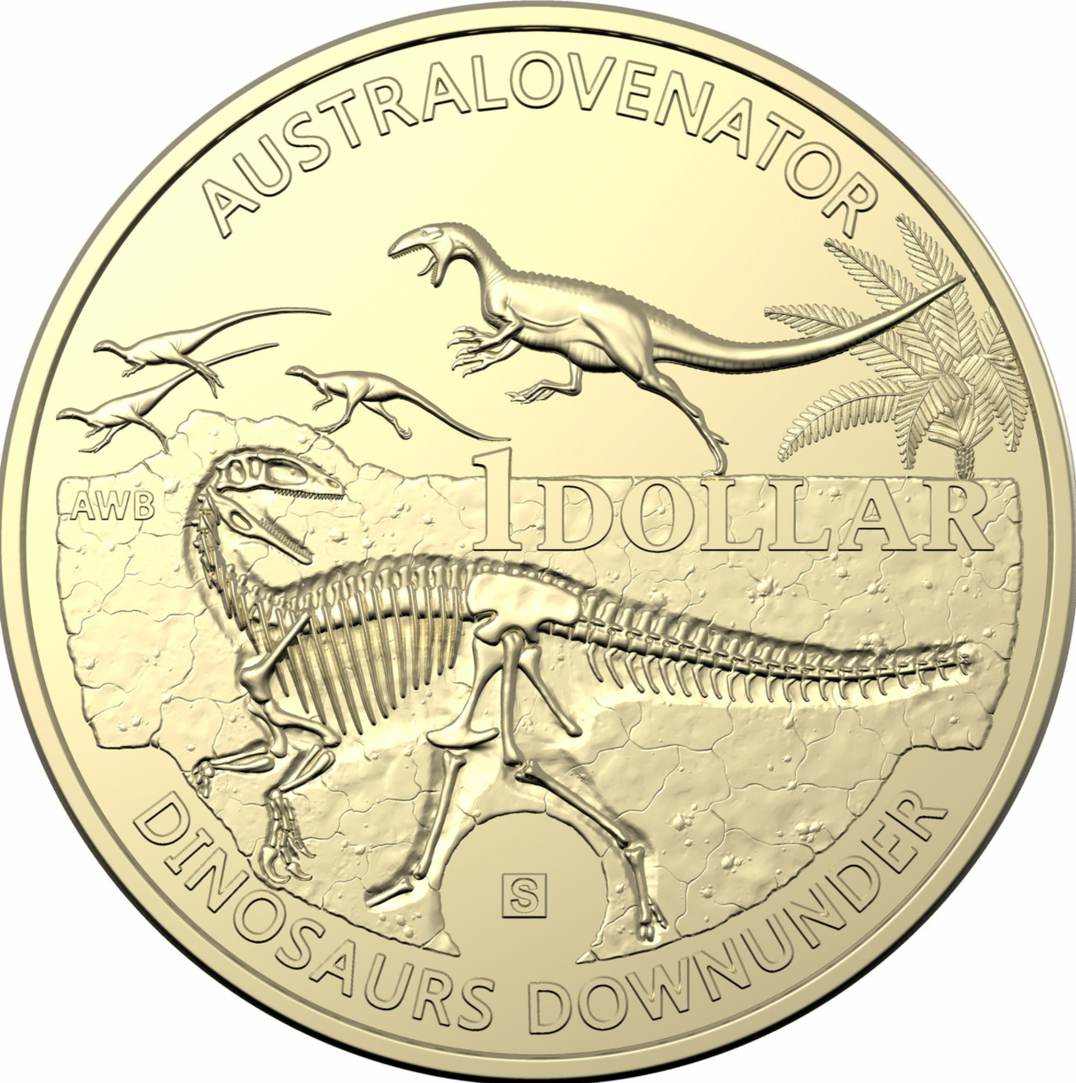 2022 $1 Mintmark and Privy Mark Uncirculated Coin Set Dinosaurs Down Under