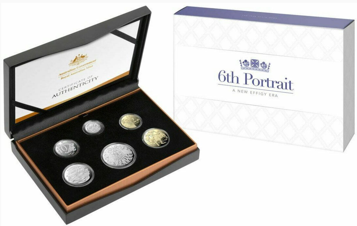 2020 Proof Six Coin Coin Set. A New Effigy Era